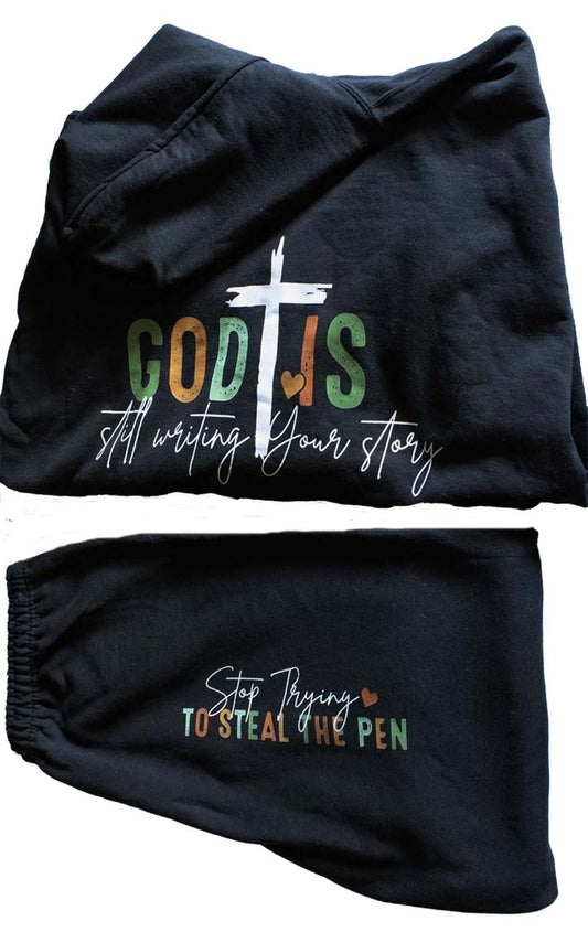 "God is" sweatsuit